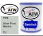 Preview: Ford, Silver Frost Metallic, TU: 1L Lackdose, von ATW Autoteile West.